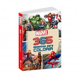 Livro 365 Desenhos Para Colorir Marvel