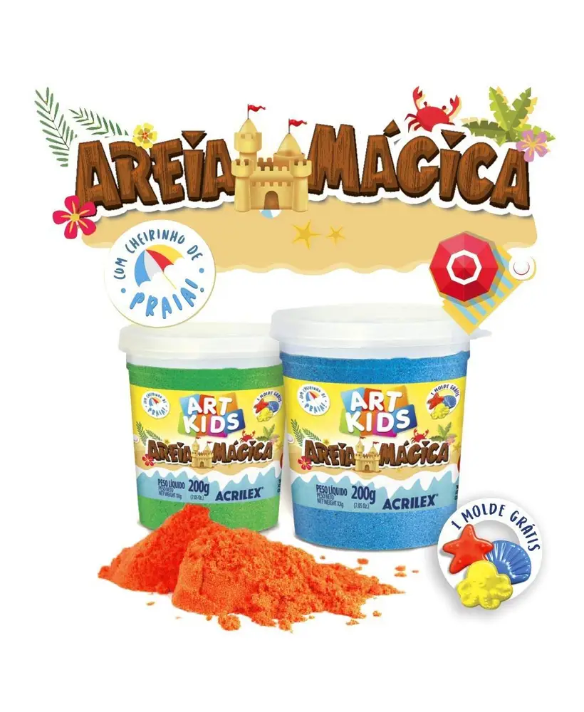 Massa Areia Mágica 200g -