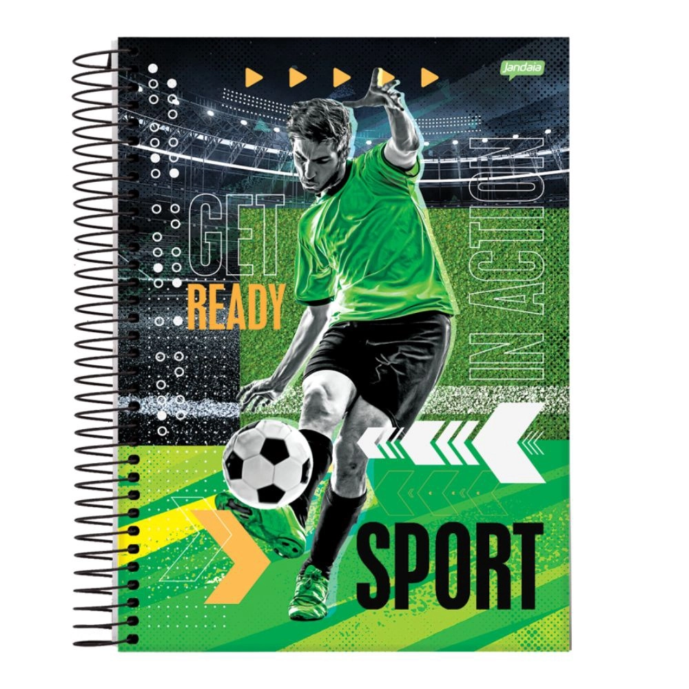 Caderno Universitário 192 Folhas Sport Sortido - Jandaia