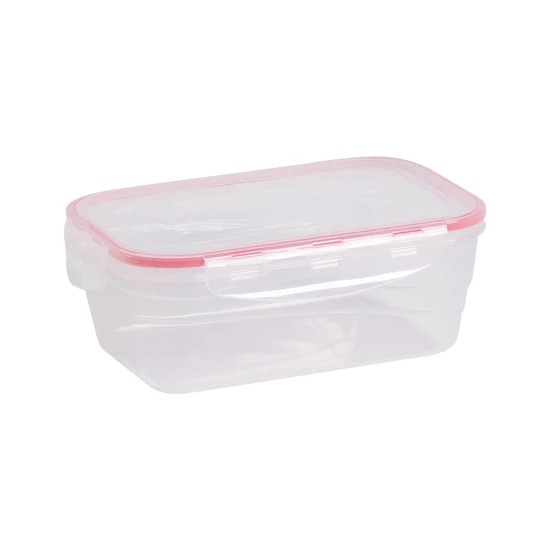 Pote Hermético Retangular Transparente - 1500ml