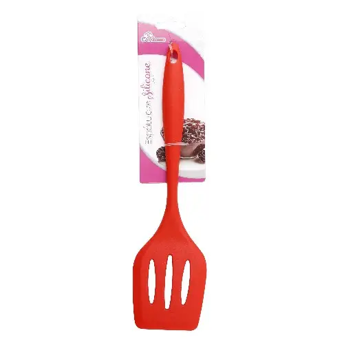 Espátula Vermelha de Silicone - Em Casa Tem