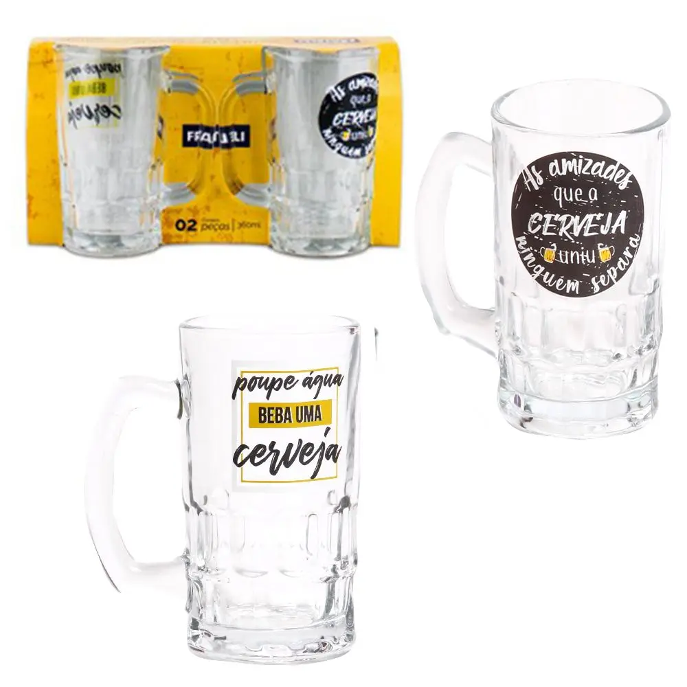 Caneca de Ceverja Dec Munique 360ml - 2 Unidade