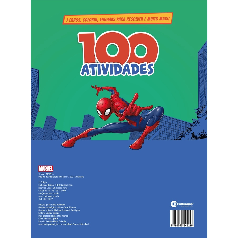 Livro de Atividades do Homem-Aranha 